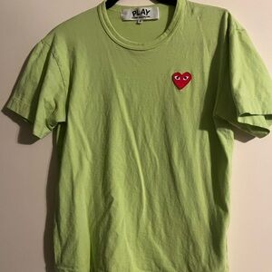 Comme des Garçons PLAY Light Green Tee